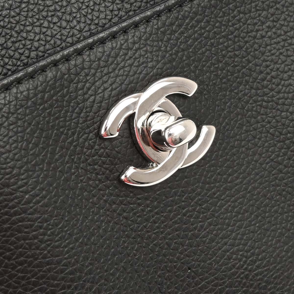 Chanel Black Calfskin Executive Cerf Tote Bag