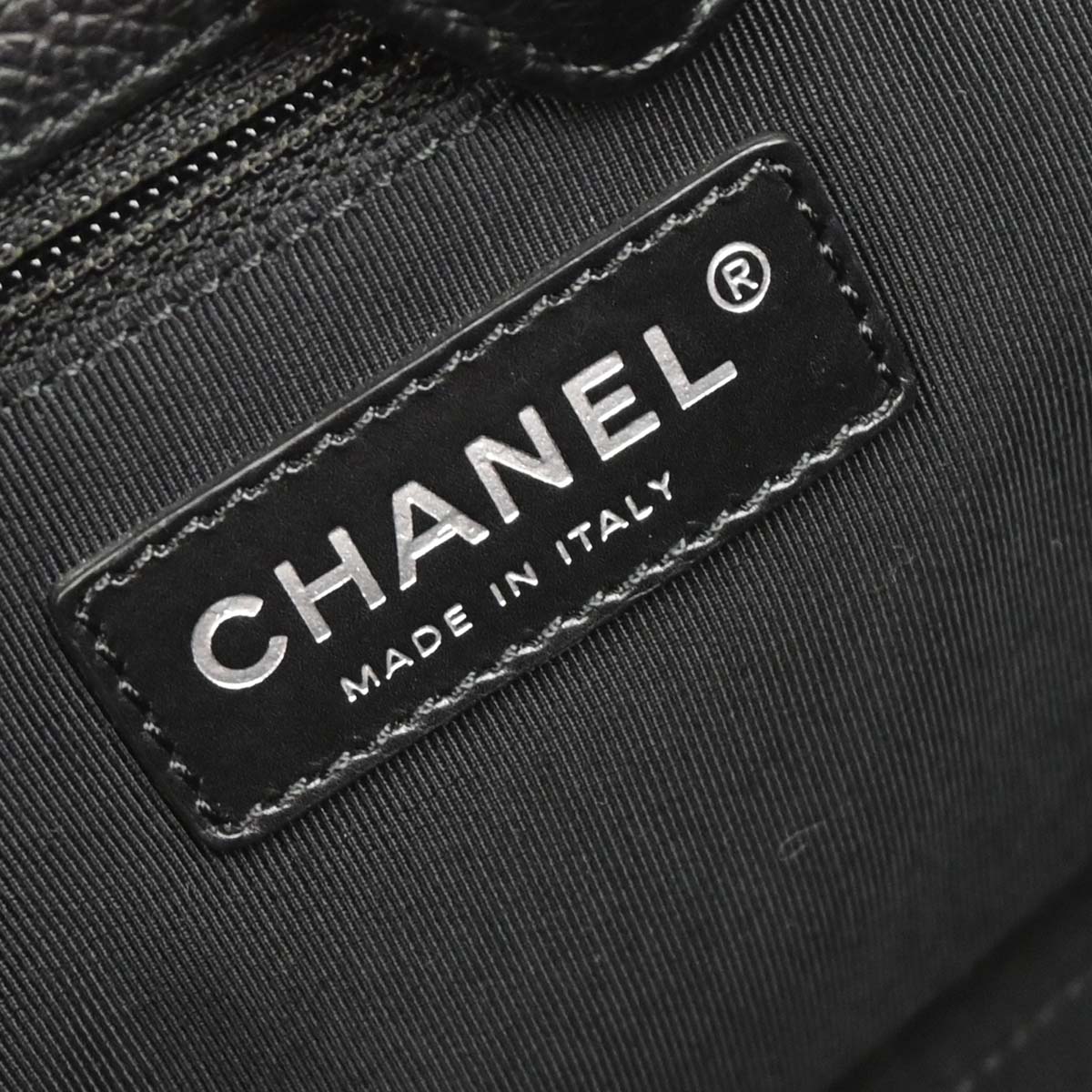 Chanel Black Calfskin Executive Cerf Tote Bag