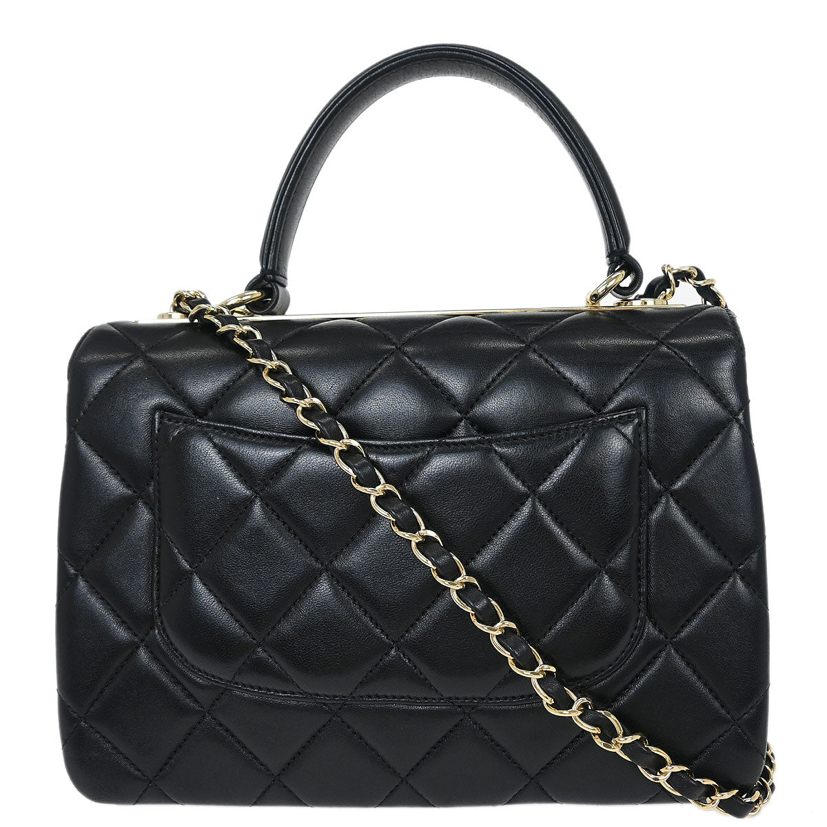Chanel Black Lambskin Trendy CC 2way Shoulder Handbag
