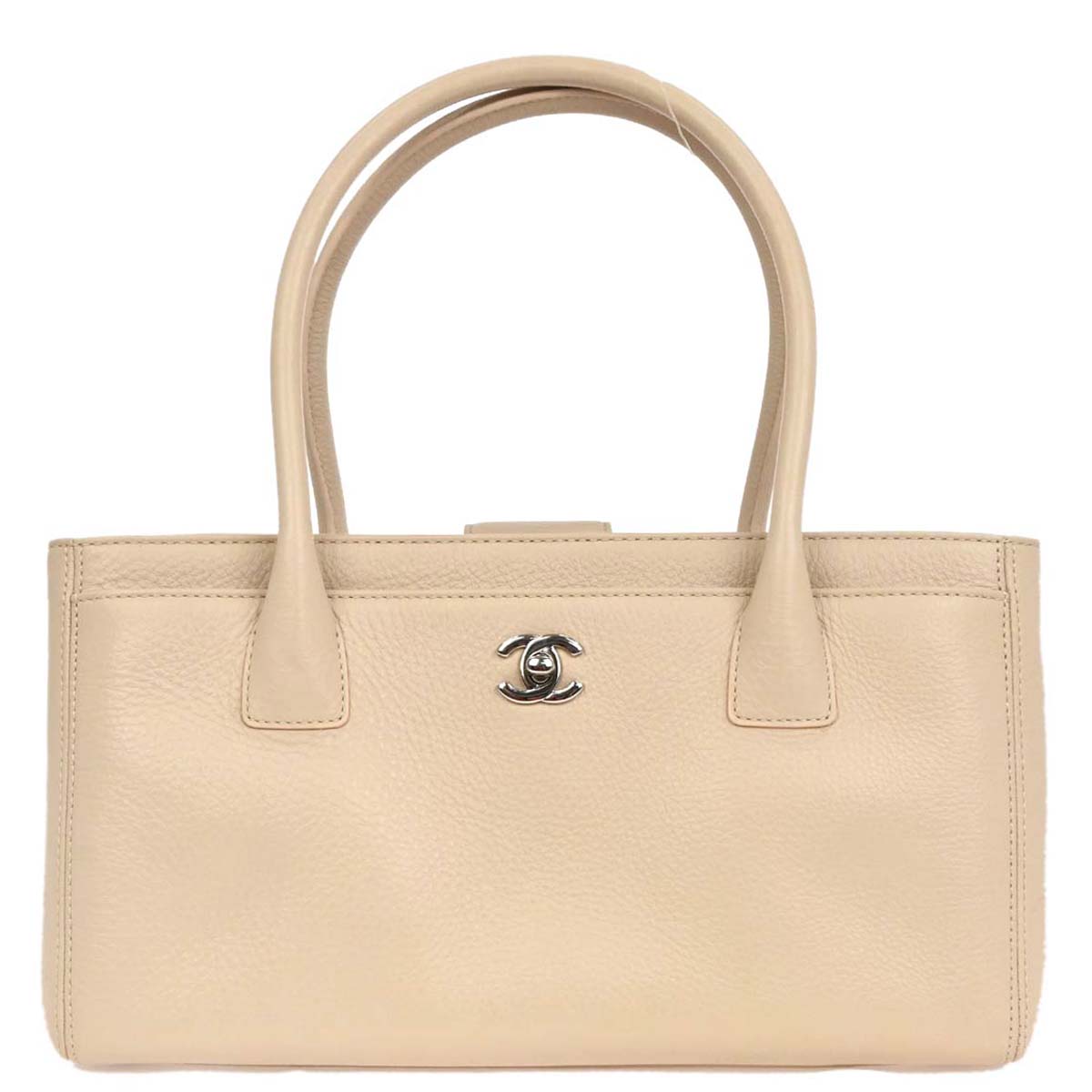 Chanel Black Deerskin Executive Cerf Tote Bag