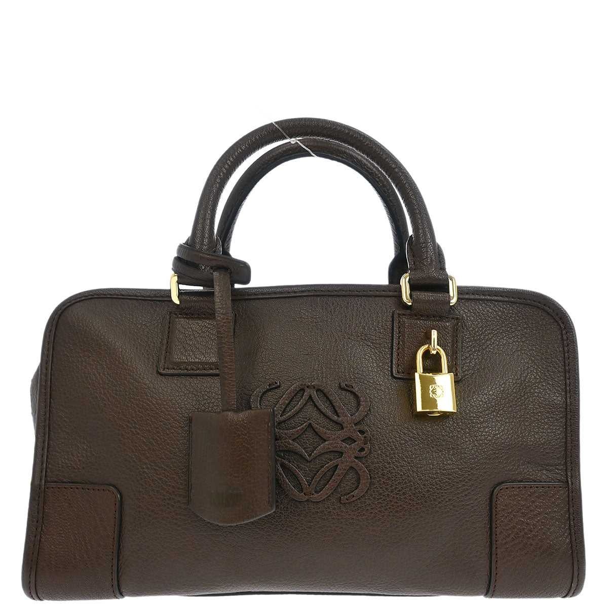 Loewe Brown Leather Amazona 28 Handbag