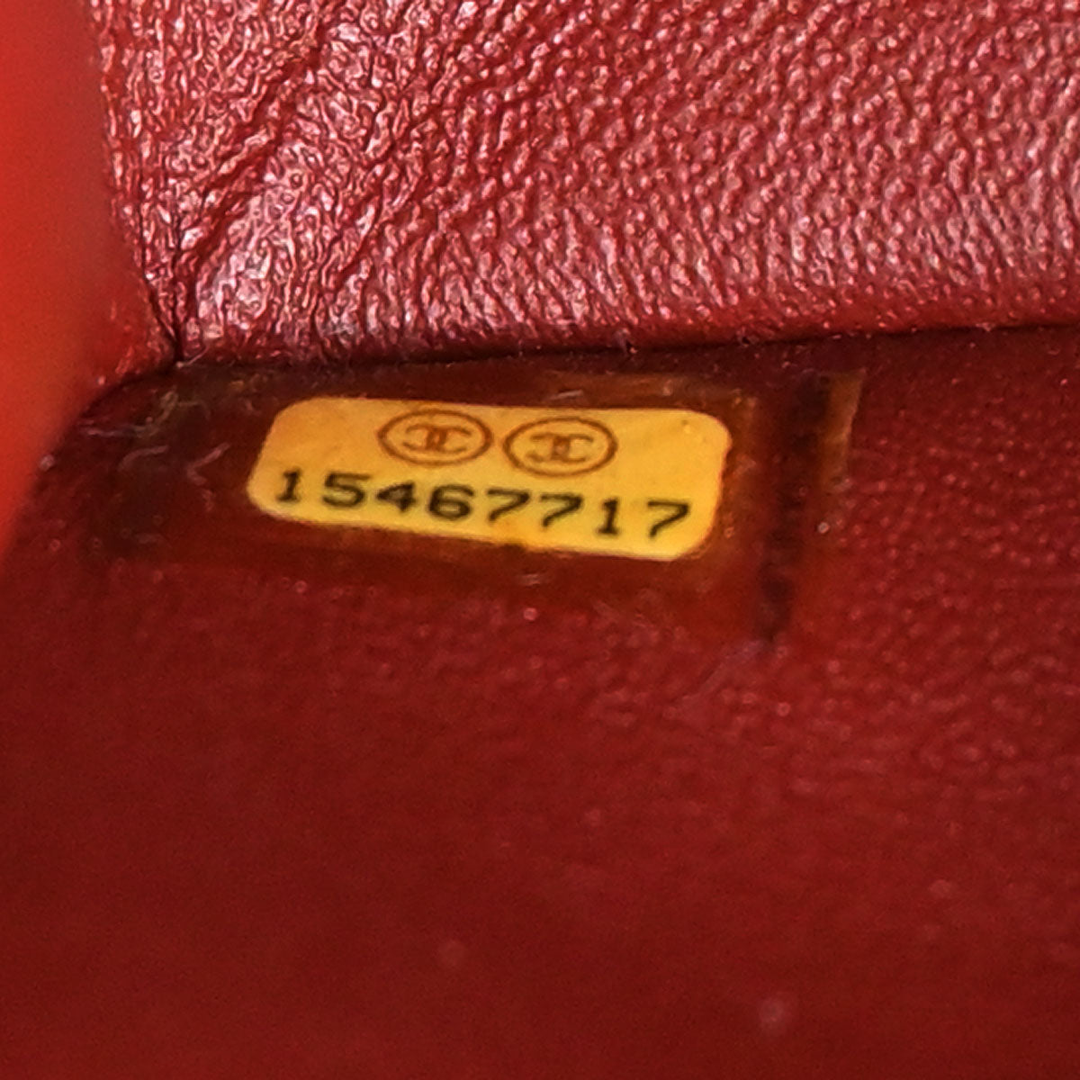 Chanel Red Lambskin Jumbo Classic Double Flap Shoulder Bag