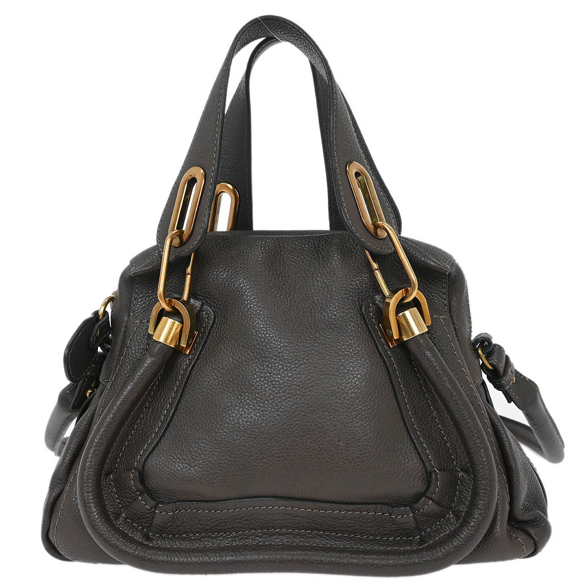 Chloe Gray Paraty 2way Shoulder Handbag