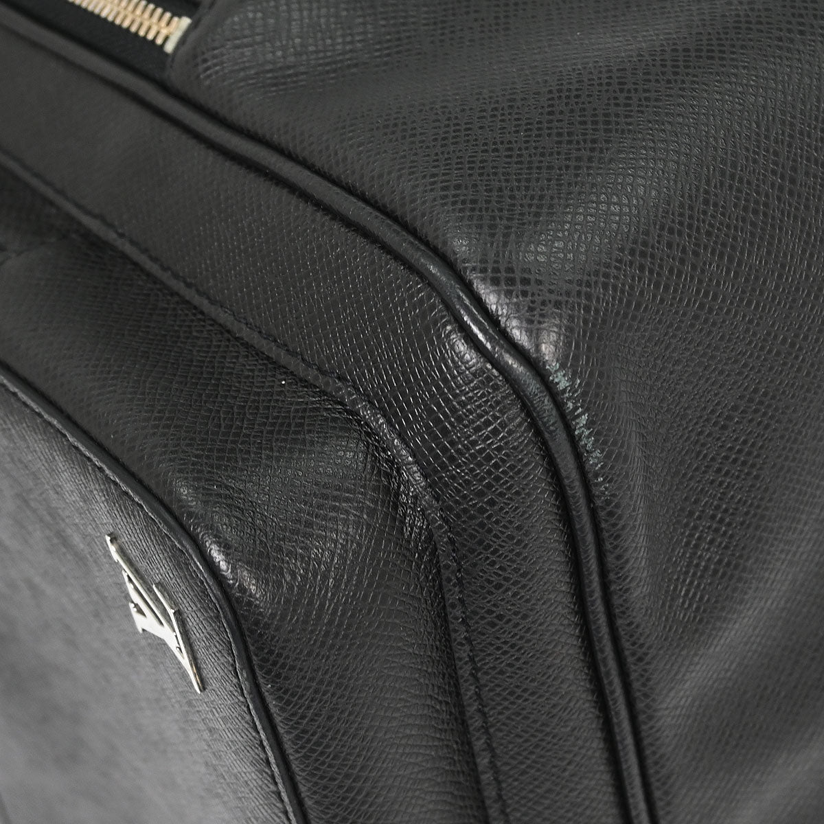 Louis Vuitton Black Taiga Alex Backpack M30258