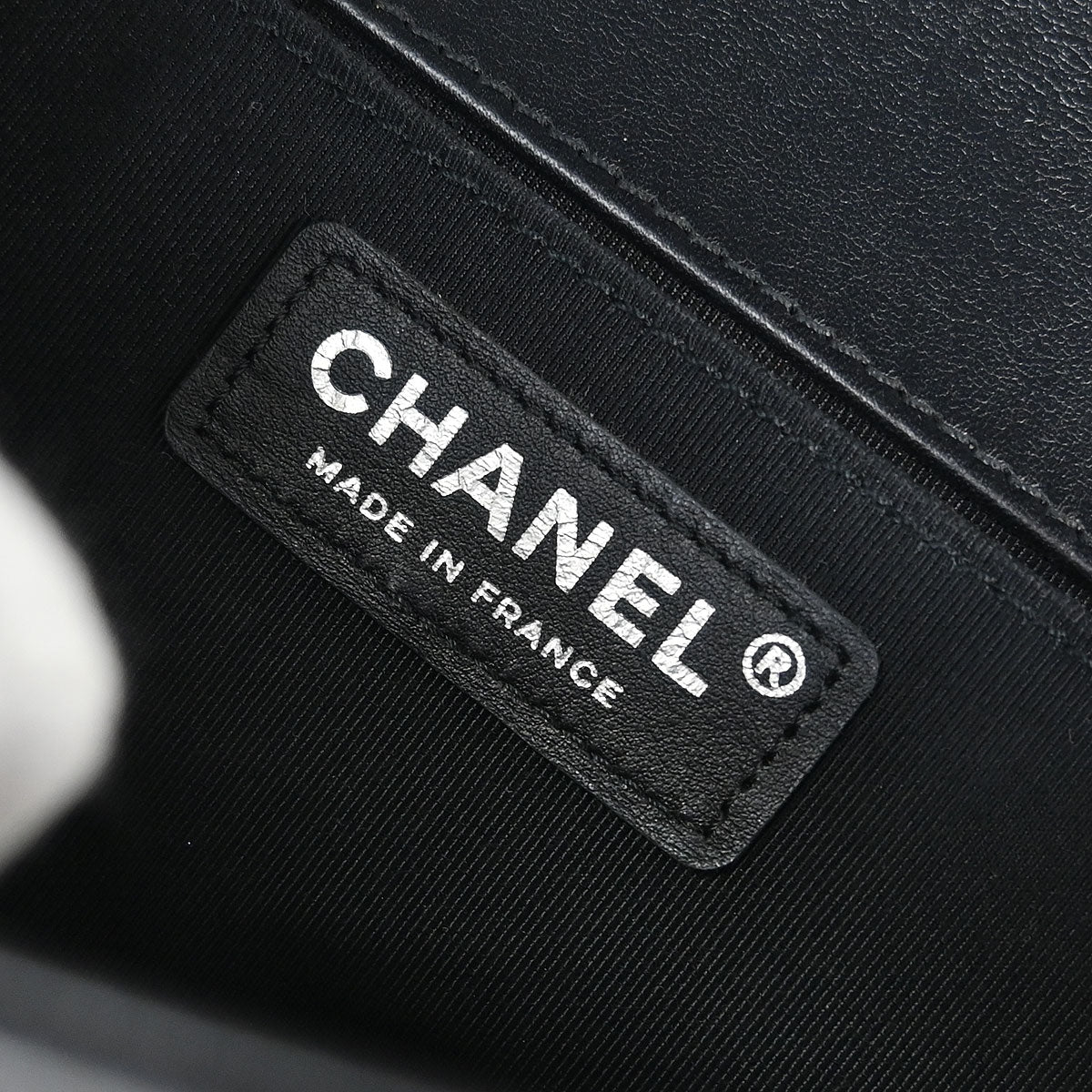 Boy Chanel Black Calfskin Rhinestone Studs Medium Shoulder Bag
