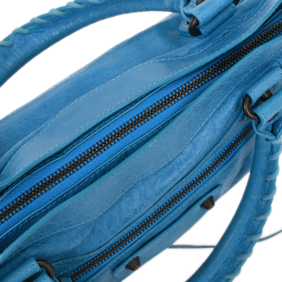 Balenciaga Blue The First 2way Shoulder Handbag