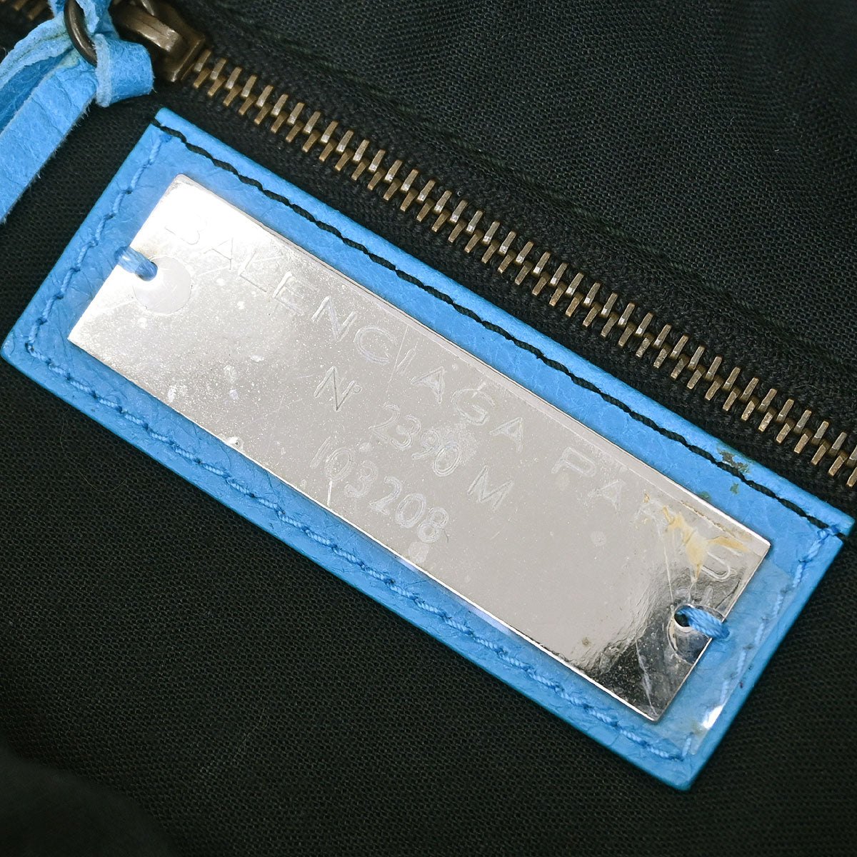 Balenciaga Blue The First 2way Shoulder Handbag
