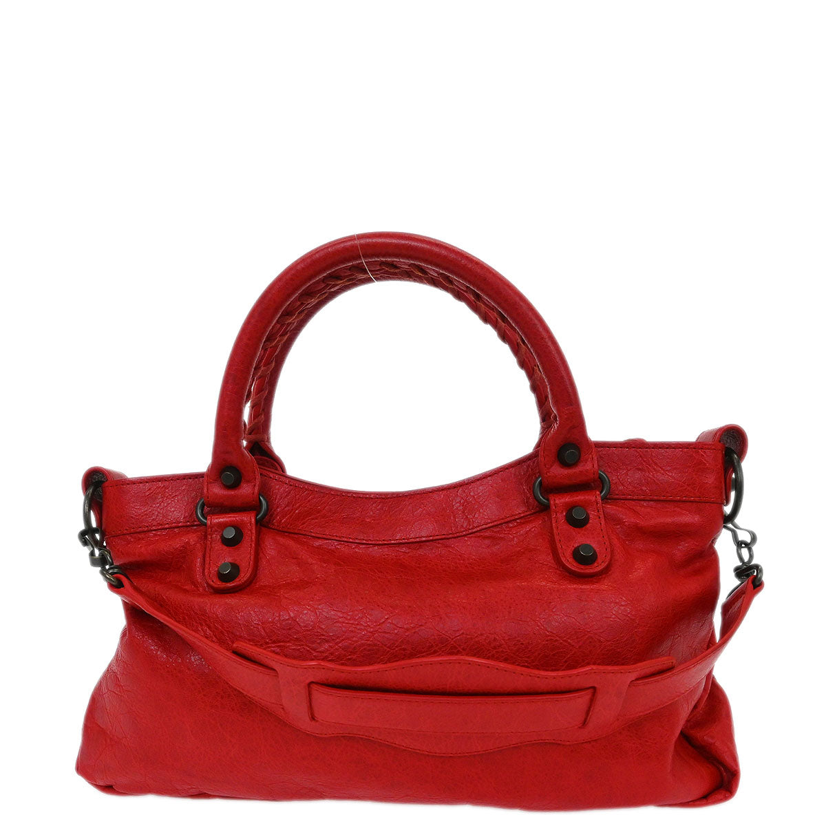 Balenciaga Red The First 2way Shoulder Handbag