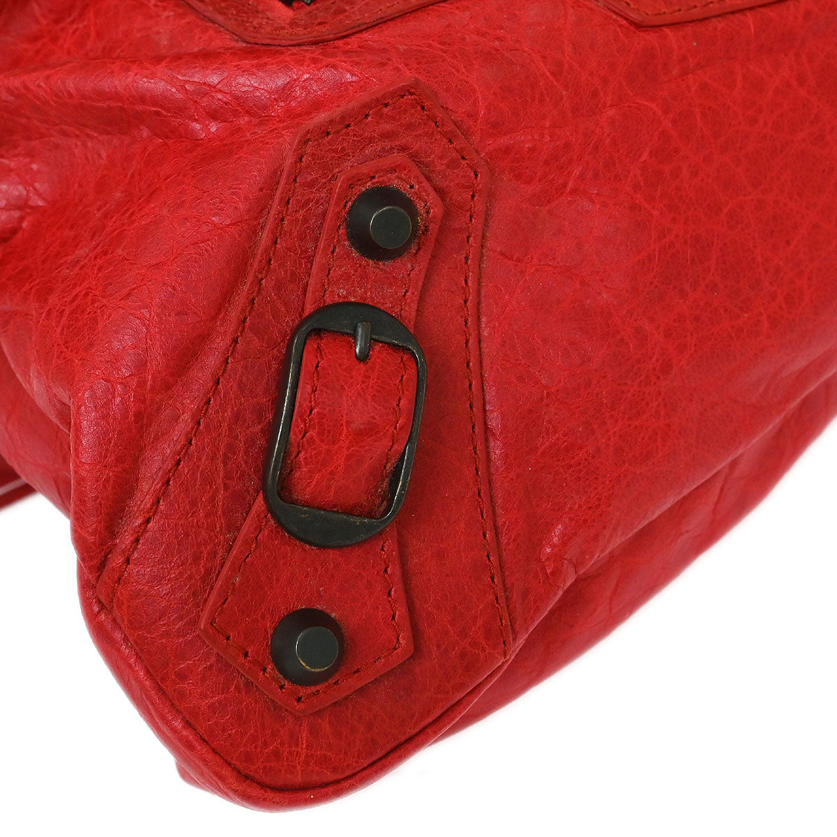 Balenciaga Red The First 2way Shoulder Handbag