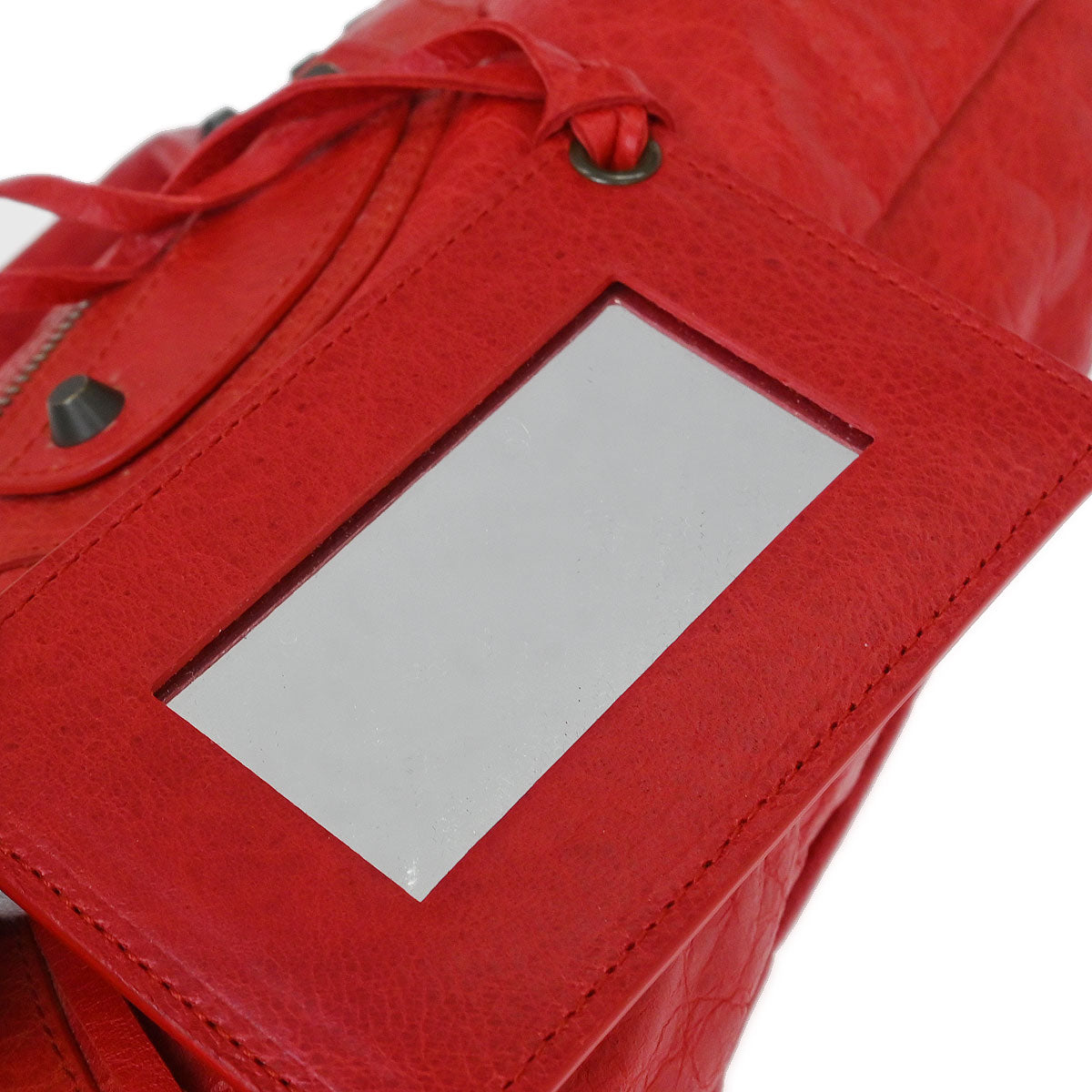 Balenciaga Red The First 2way Shoulder Handbag