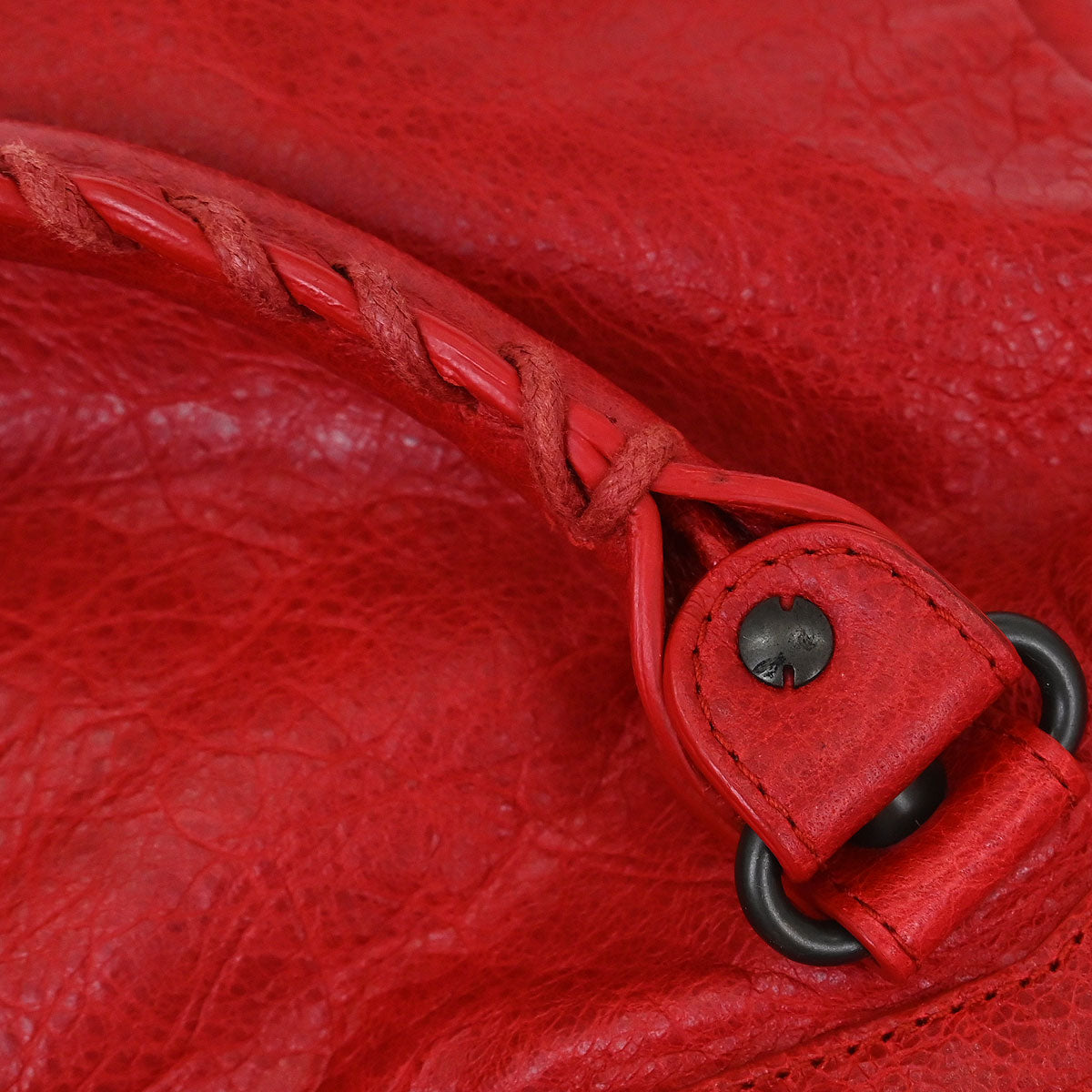 Balenciaga Red The First 2way Shoulder Handbag