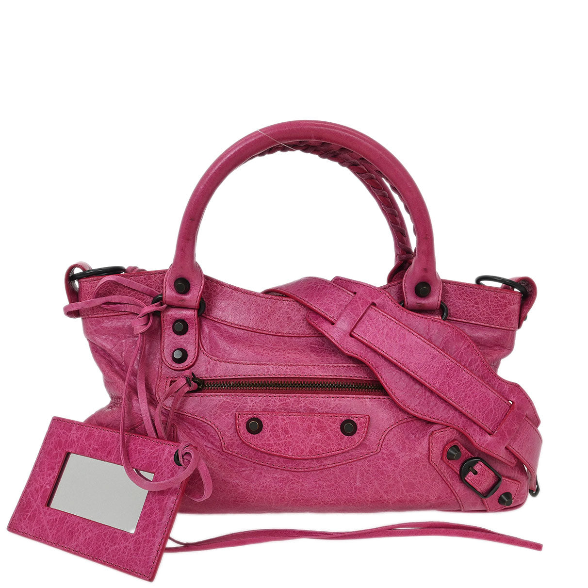 Balenciaga Pink The First 2way Shoulder Handbag