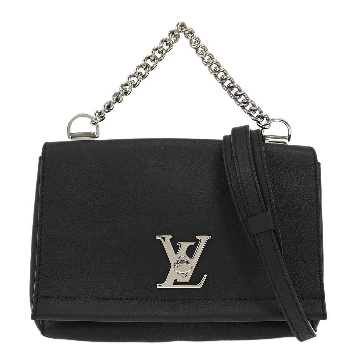 Louis Vuitton Black Lockme II BB 2way Shoulder Handbag M51200