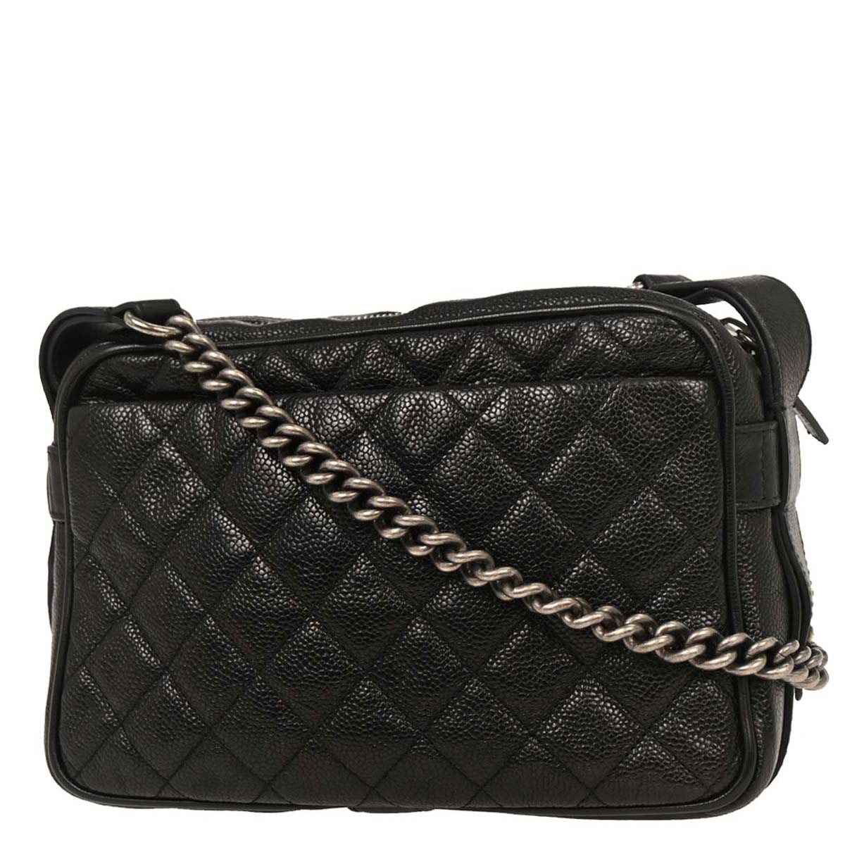 Chanel Black Caviar Business Trip Camera Bag