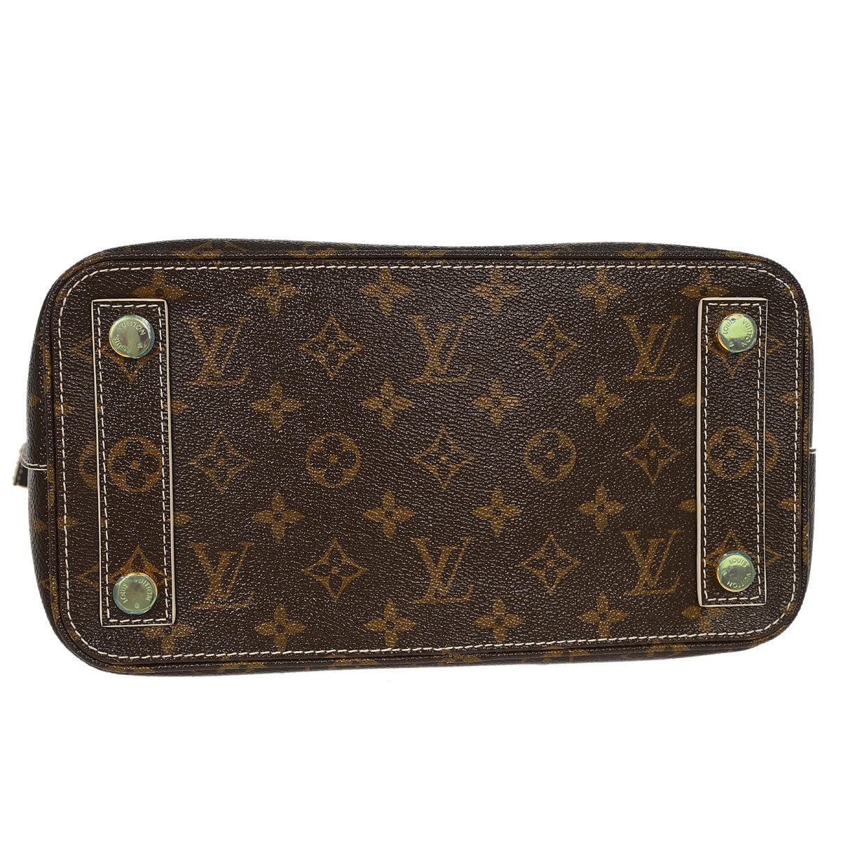 Louis Vuitton Shiny Monogram Lockit PM Handbag M40597