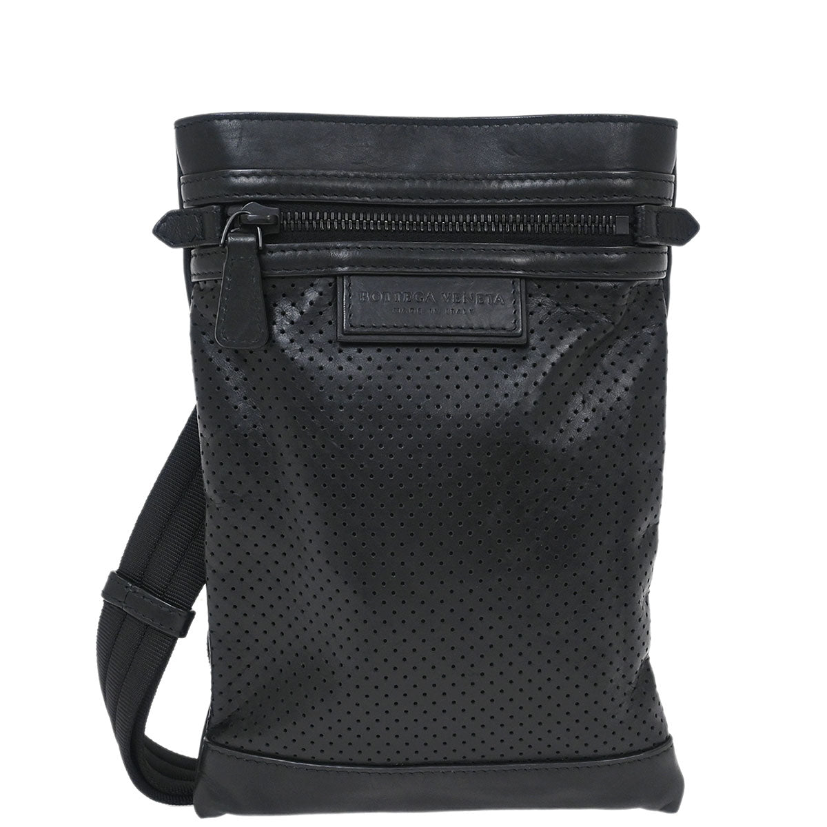 バッグ 90s archive Bottega Veneta messenger bag Men's Swing Messenger in Black | Bottega Veneta US