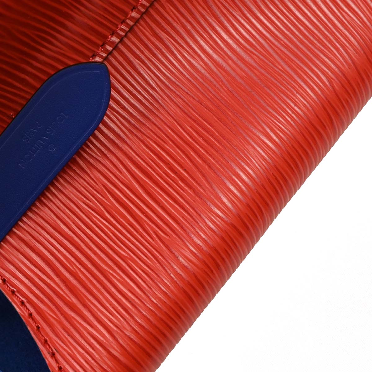Louis Vuitton Red Blue Epi Neo Noe Bucket 2way Shoulder Handbag M54365