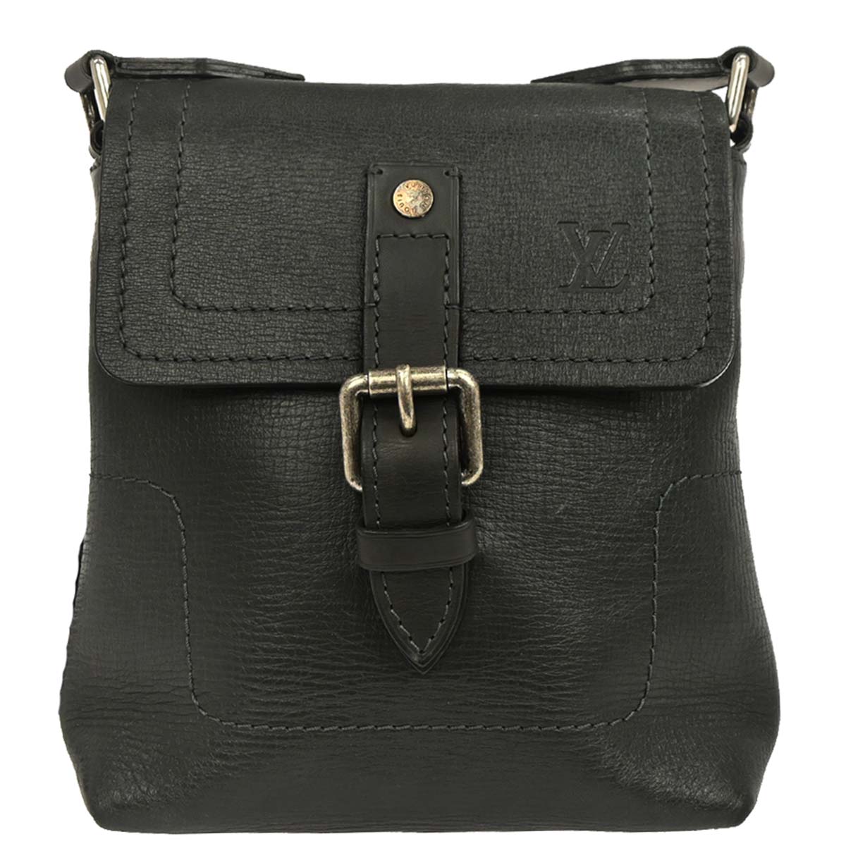 Louis Vuitton Gray Utah Yuma Crossbody Bag