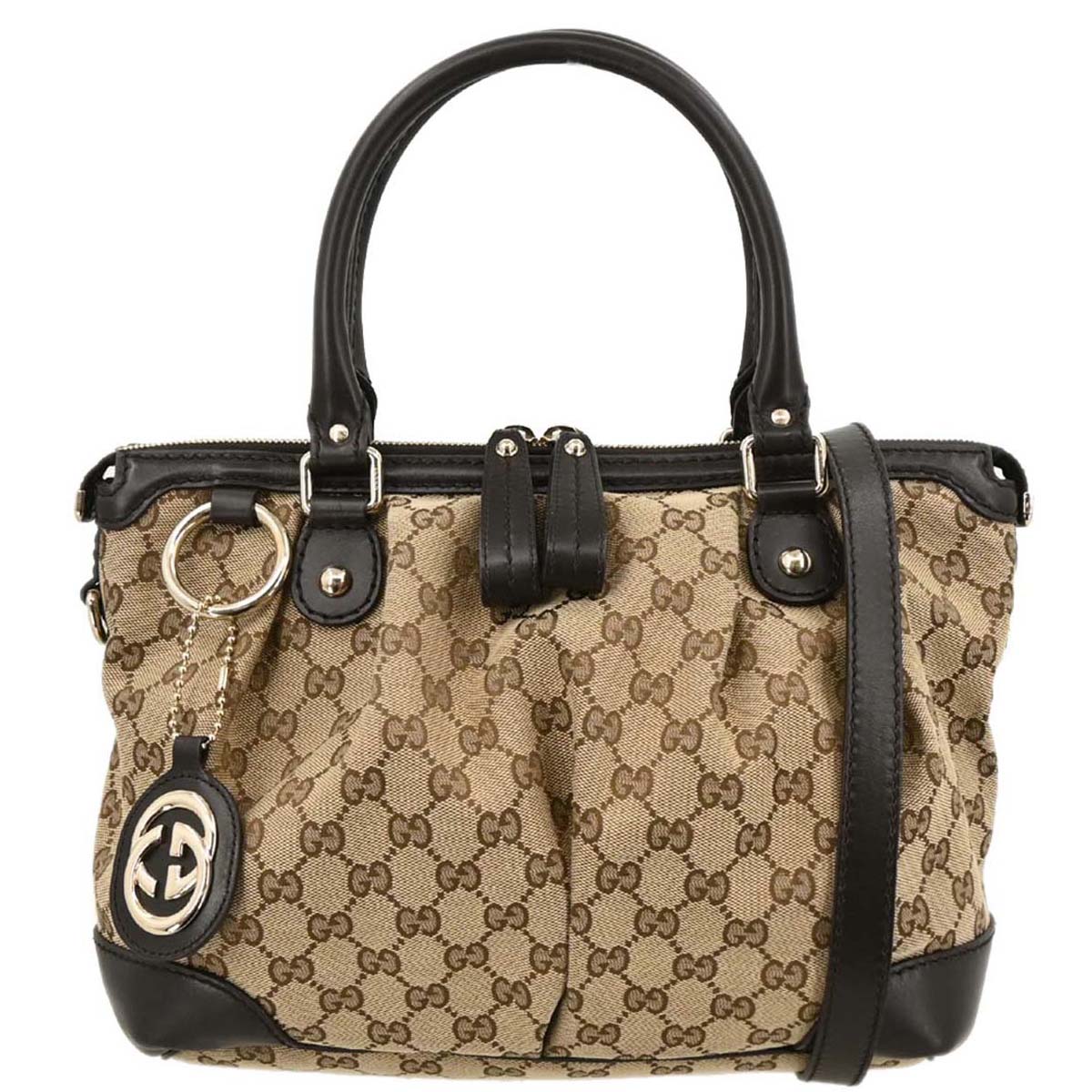 Gucci Beige GG Sukey 2way Shoulder Handbag