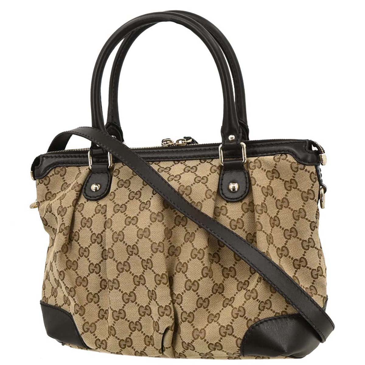Gucci Beige GG Sukey 2way Shoulder Handbag