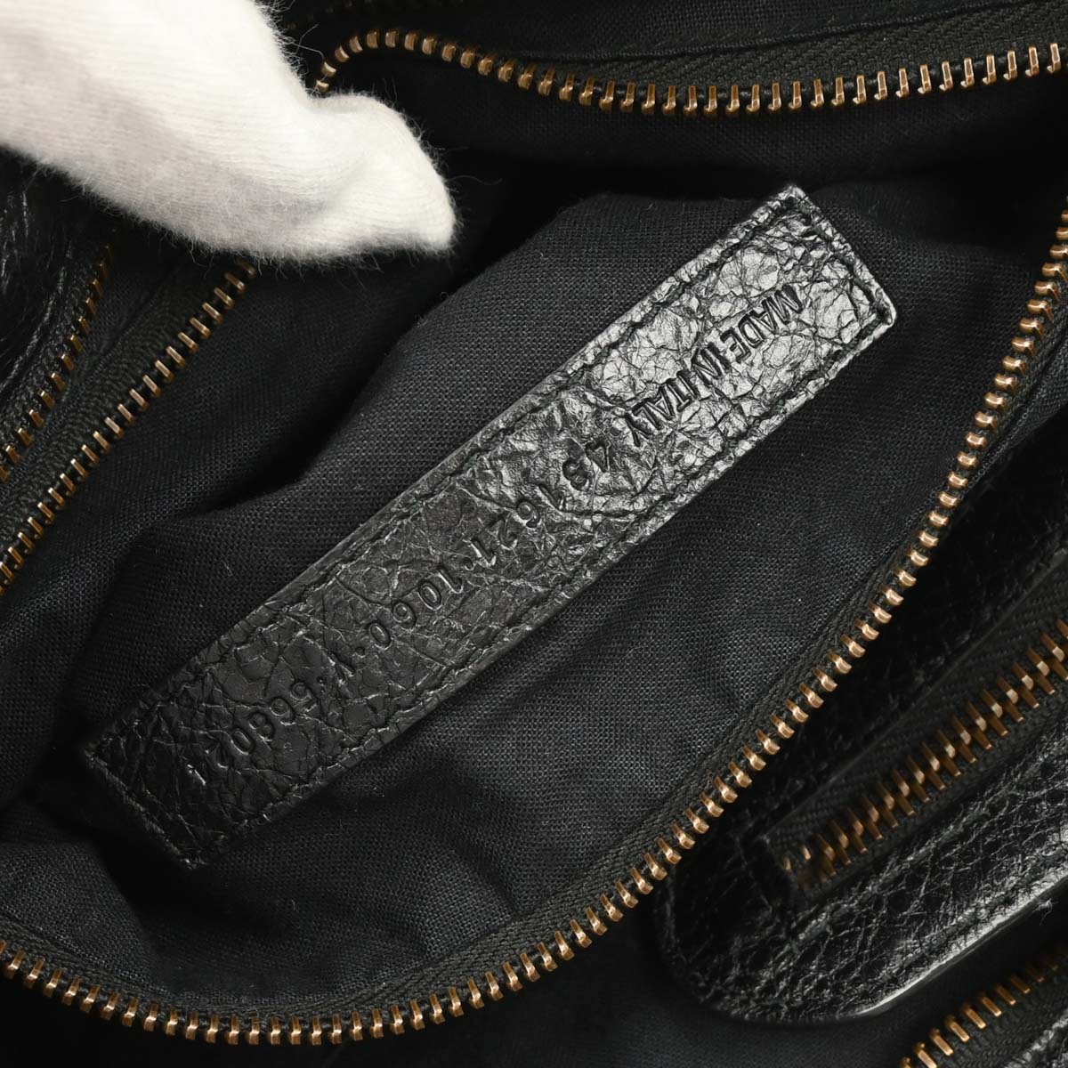 Balenciaga Black City Small Graffiti Handbag