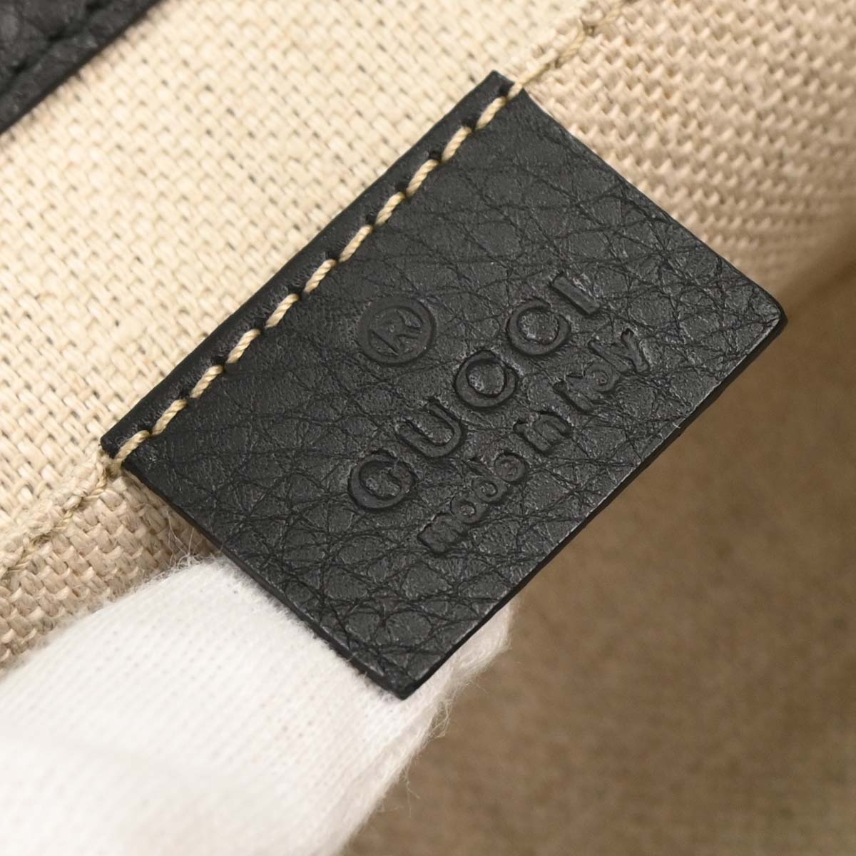 Gucci Black Leather Greenwich Clutch Handbag