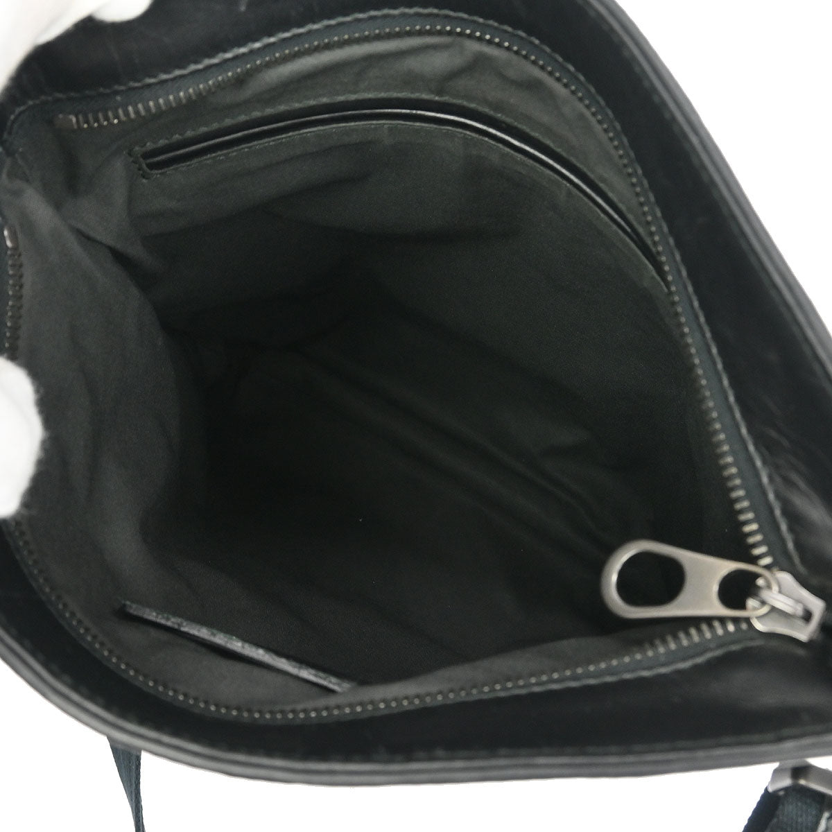 Bottega Veneta Black Intrecciato Shoulder Bag