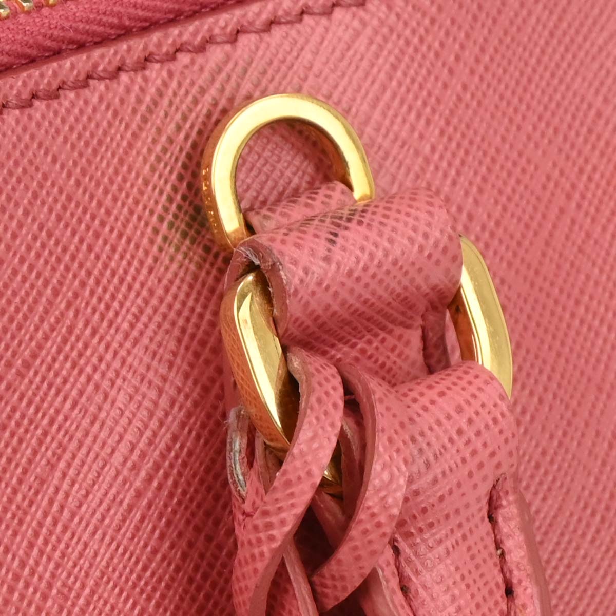 Prada Pink Leather Promenade 2way Shoulder Handbag