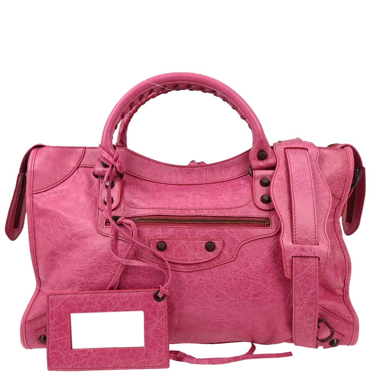 Balenciaga Pink The City Medium Handbag