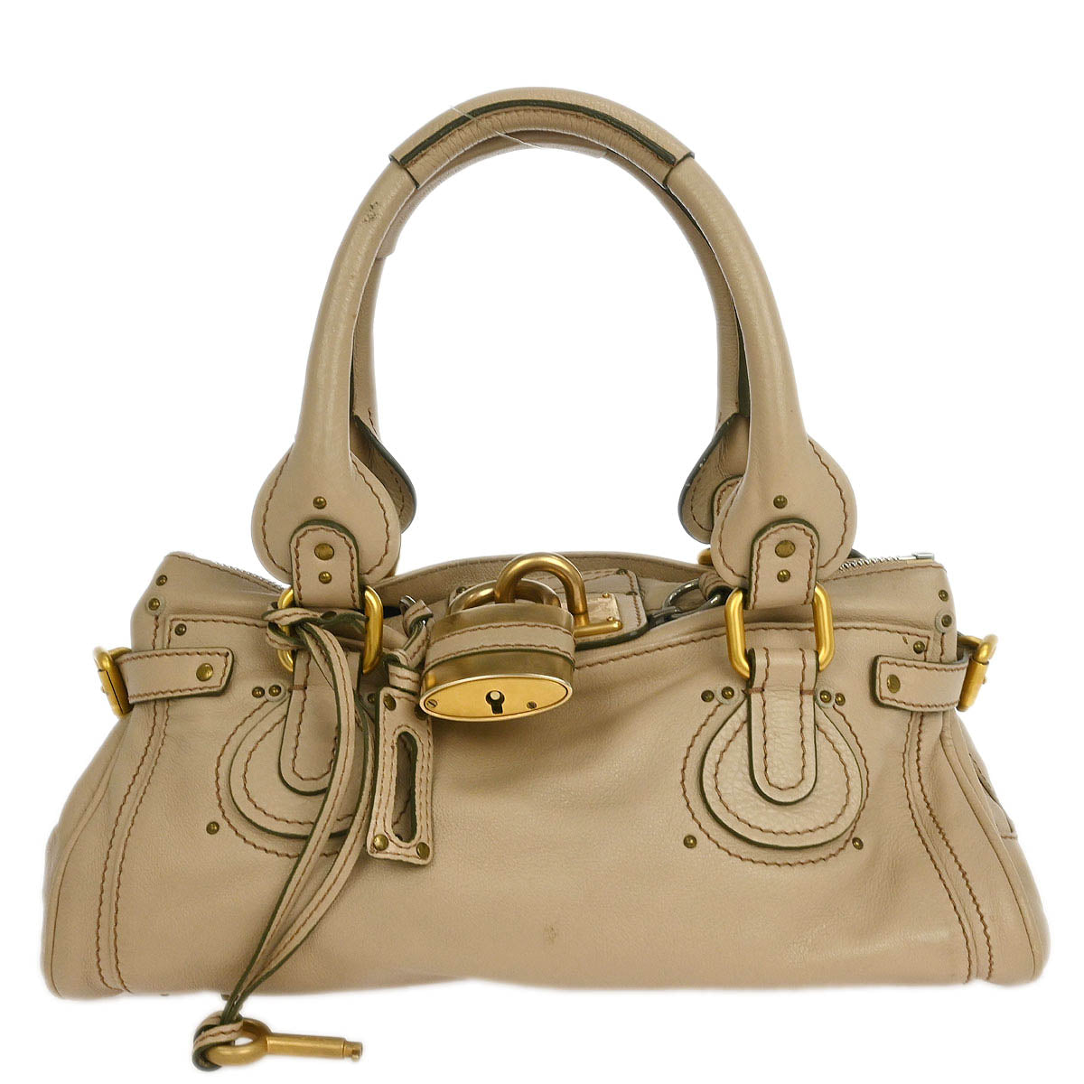 Chloe Beige Paddington Handbag