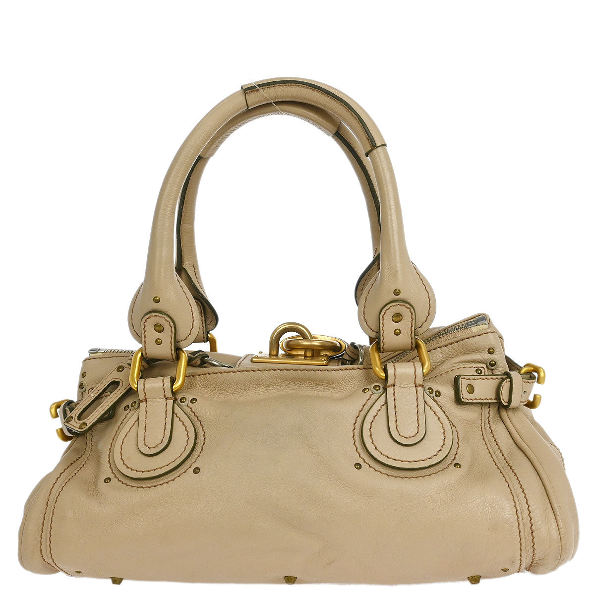 Chloe Beige Paddington Handbag