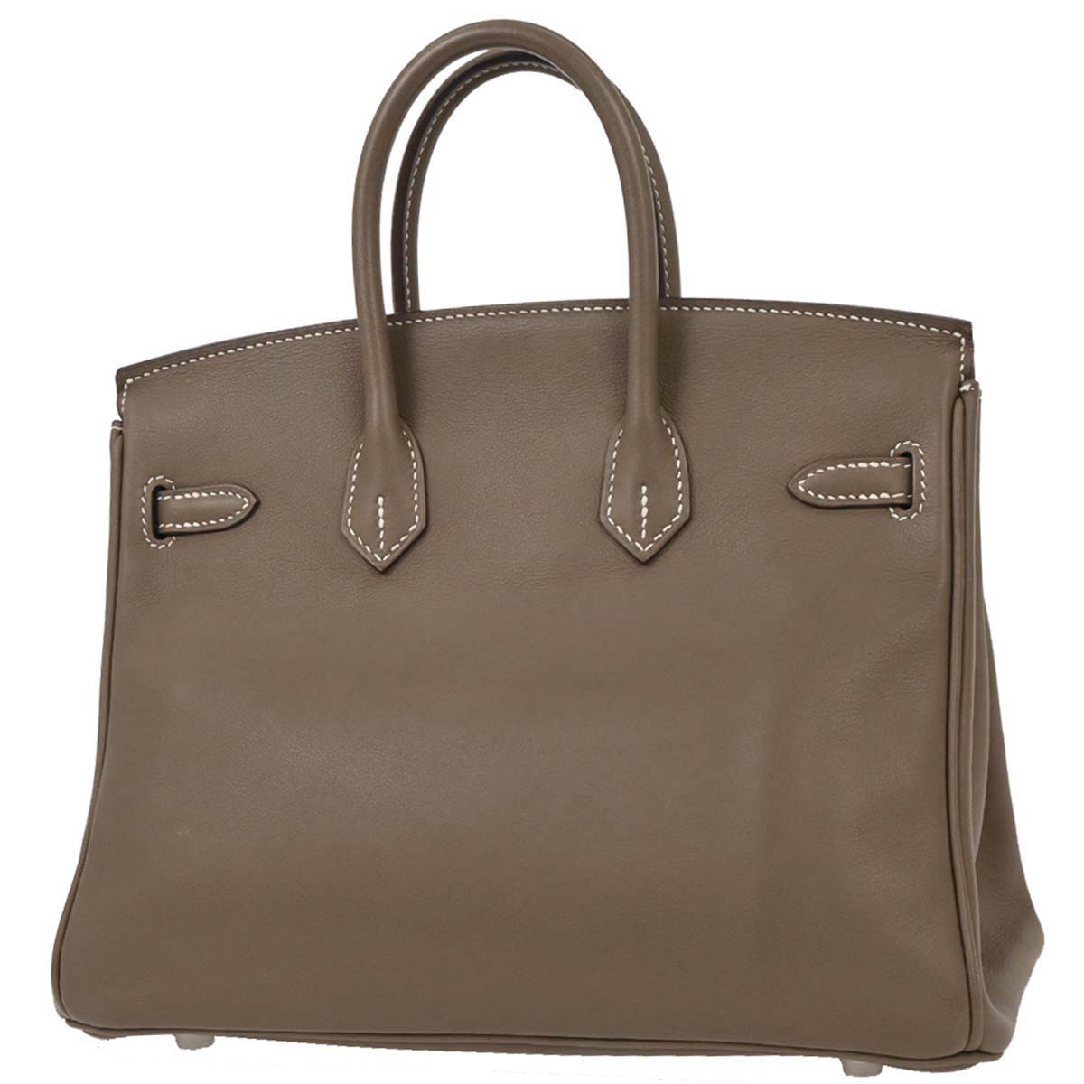 Hermes Etoupe Swift Birkin 25 Handbag
