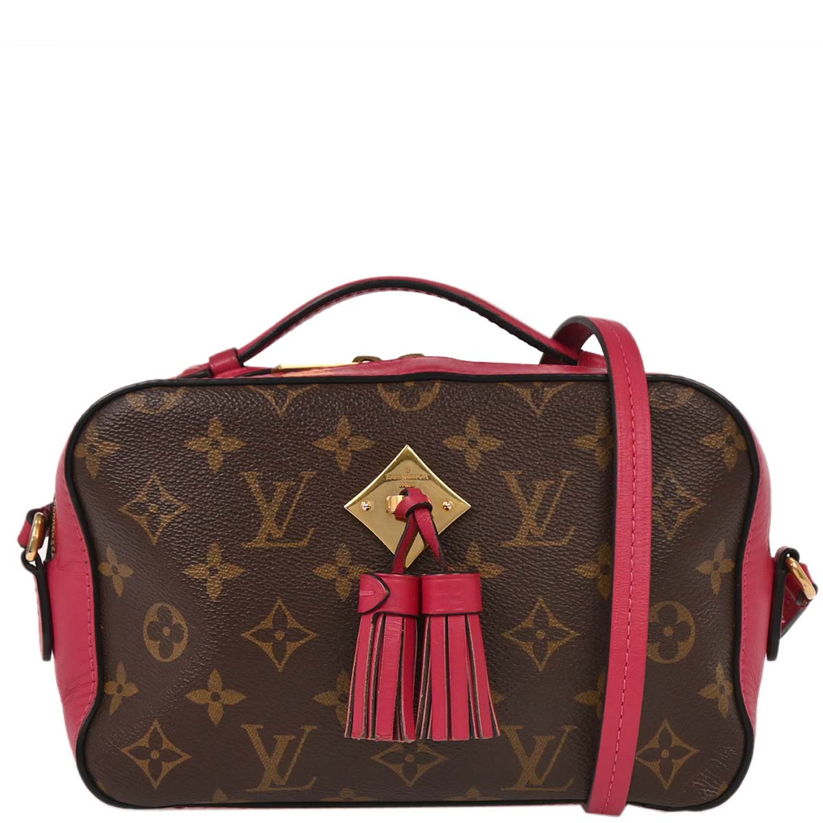 Louis Vuitton Pink Monogram Saintonge Shoulder Bag M43557