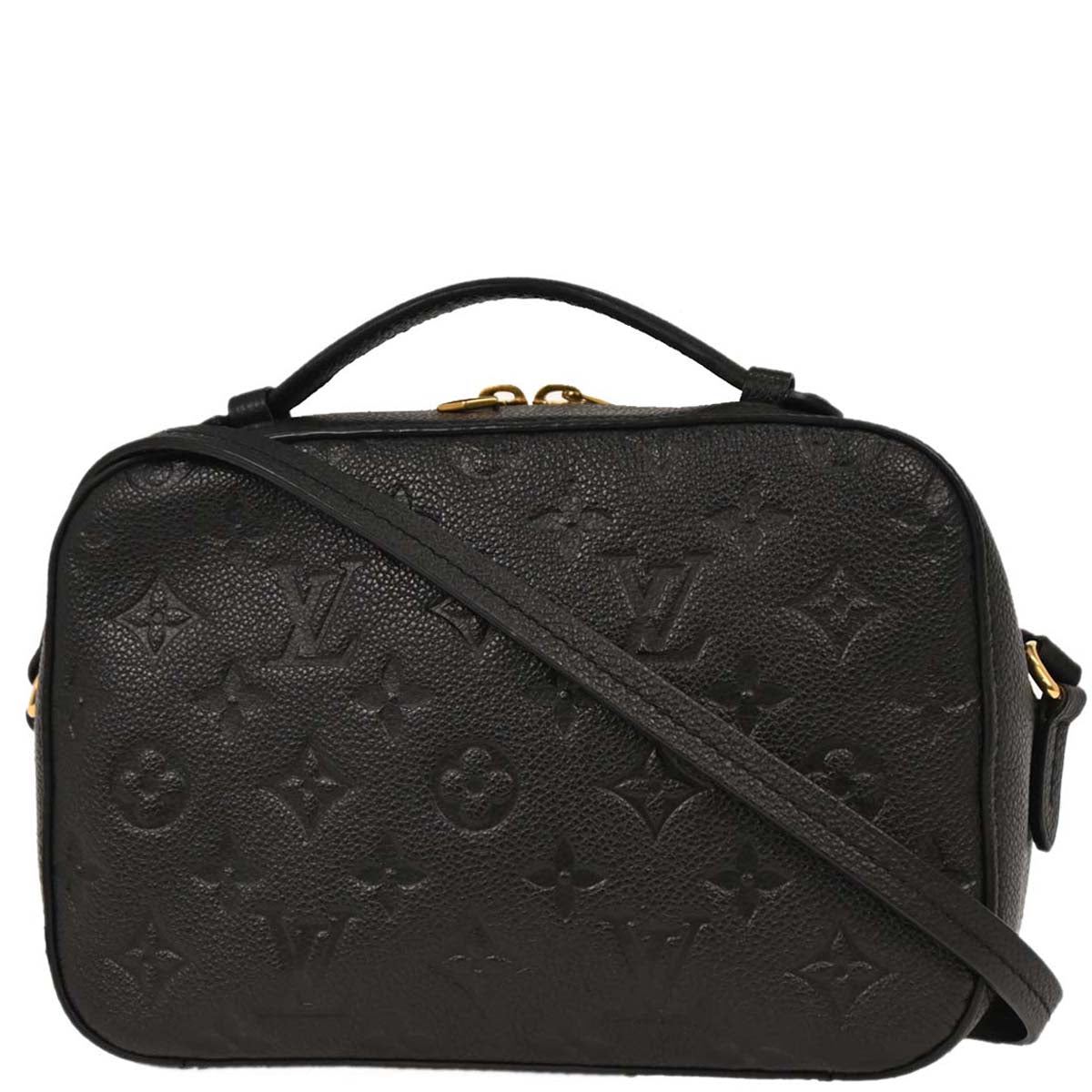 Louis Vuitton Black Monogram Empreinte Saintonge Crossbody M44593