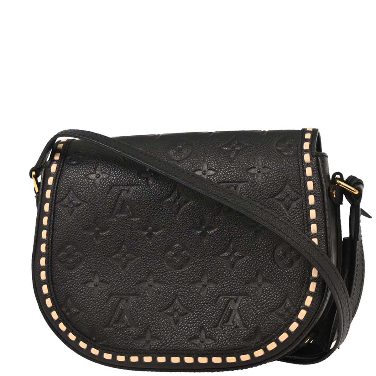 Louis Vuitton Black Monogram Empreinte Juno Shoulder Bag M43143