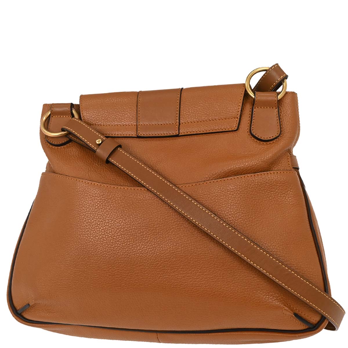 Chloe Brown Leather Lexa Shoulder Bag
