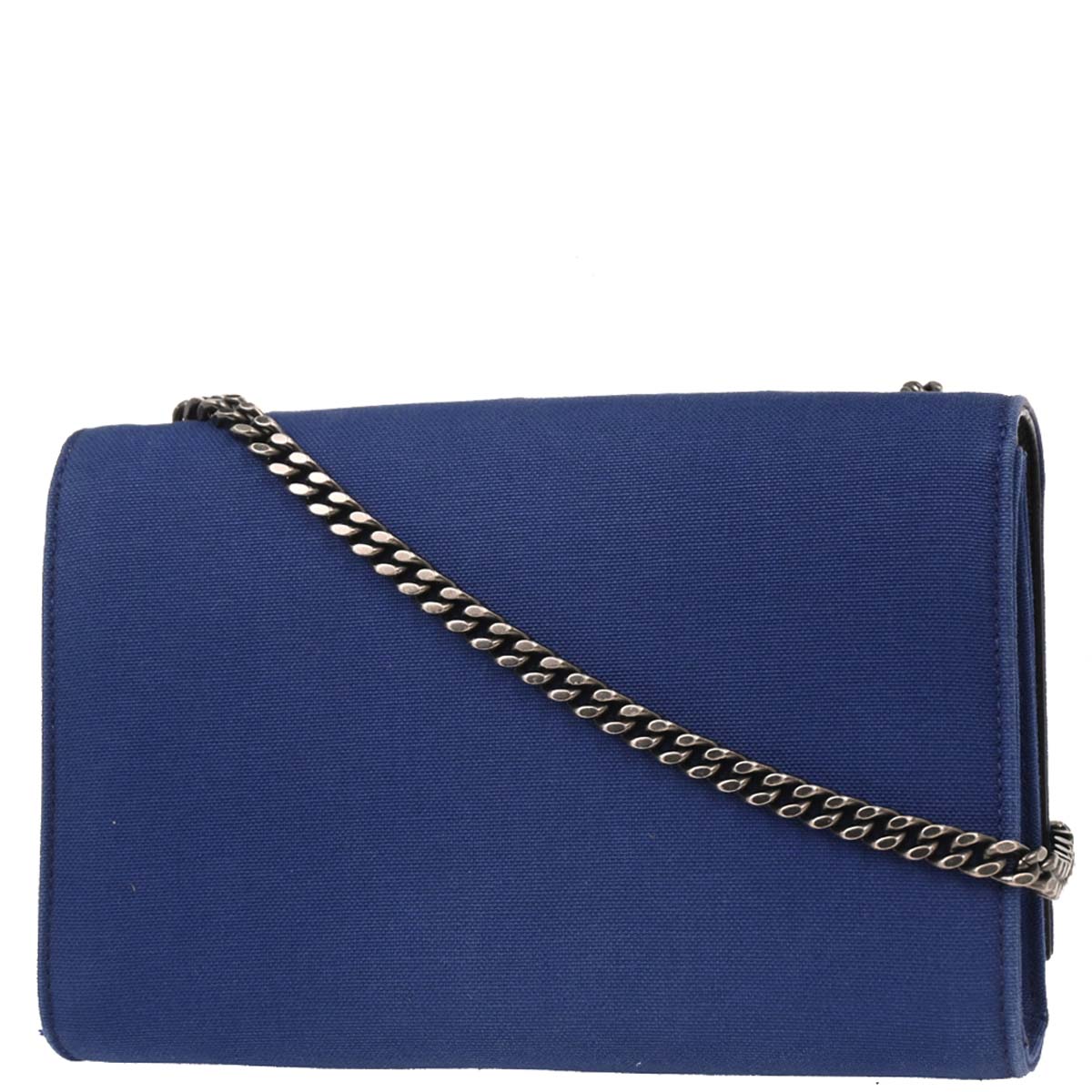 Saint Laurent Navy Canvas Kate Shoulder Bag