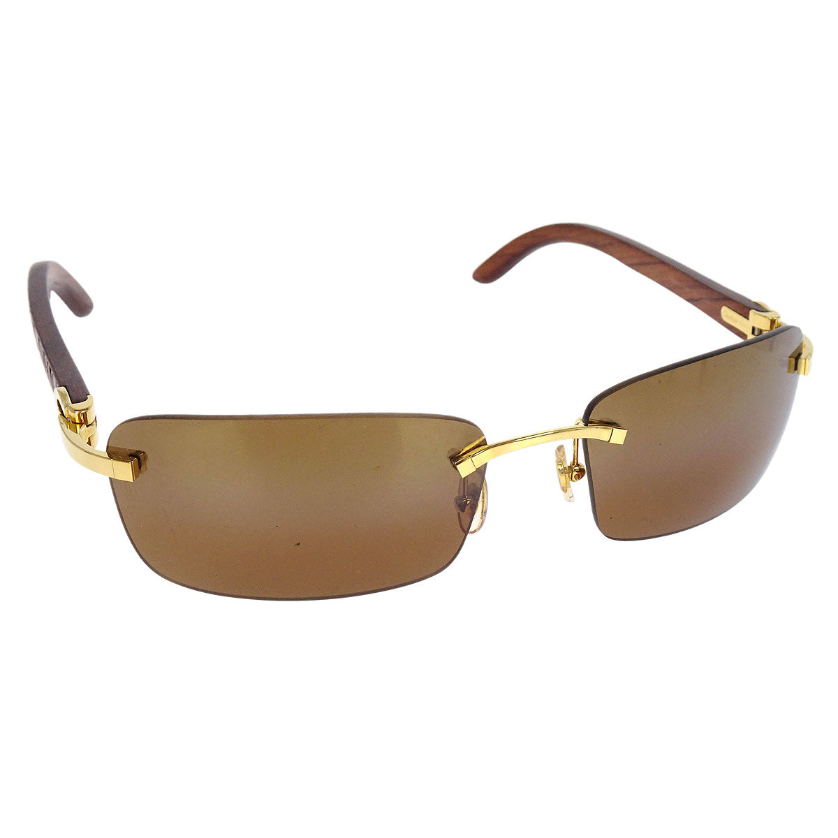 Cartier Sunglasses Eyewear Brown