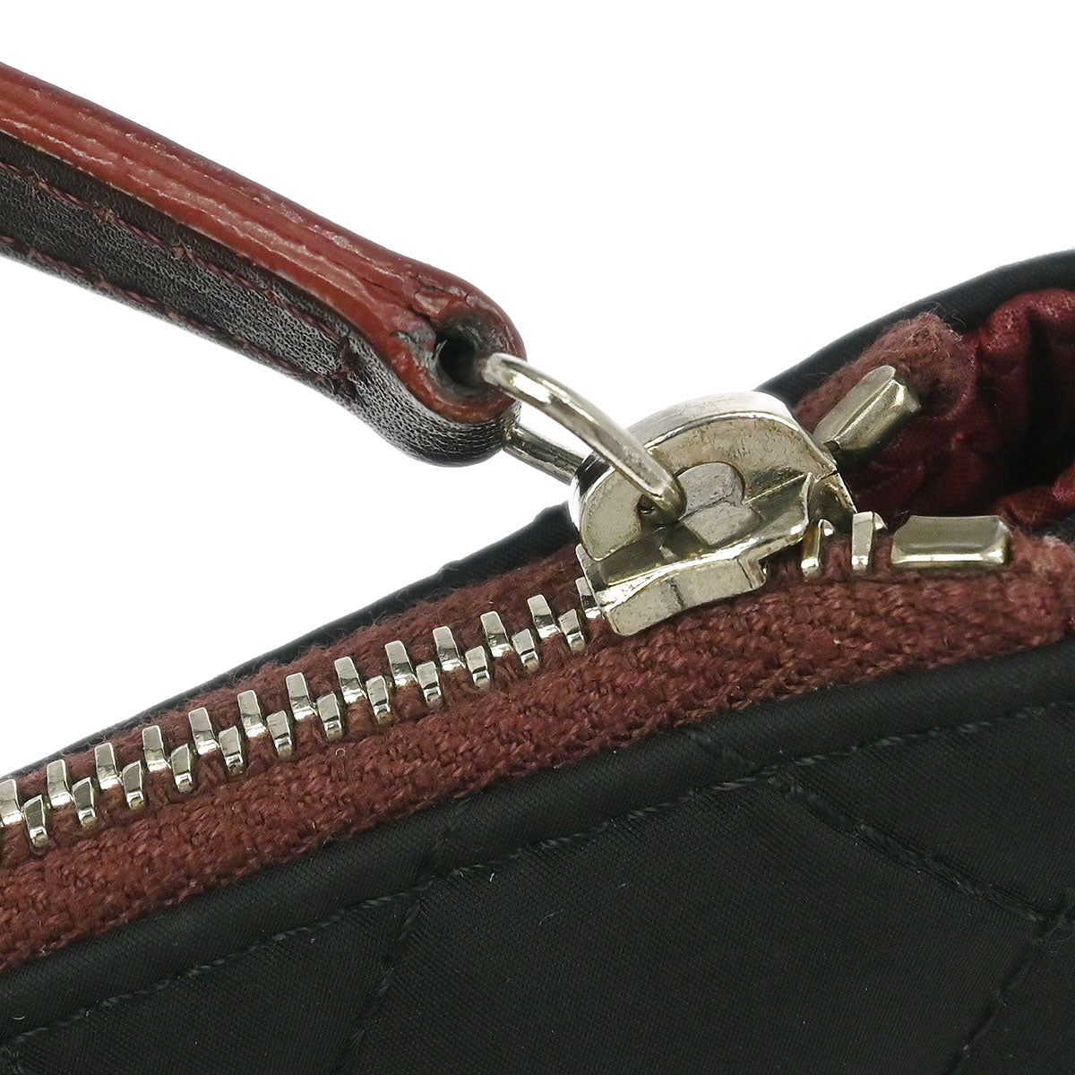 Chanel 2013-2014 Black Nylon Pouch Clutch Bag