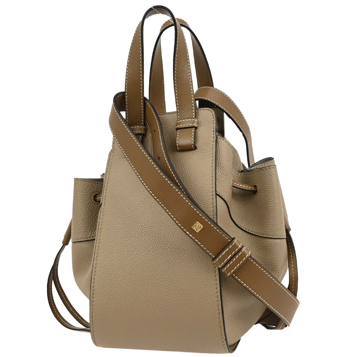 Loewe Brown Hammock 2way Shoulder Tote Handbag