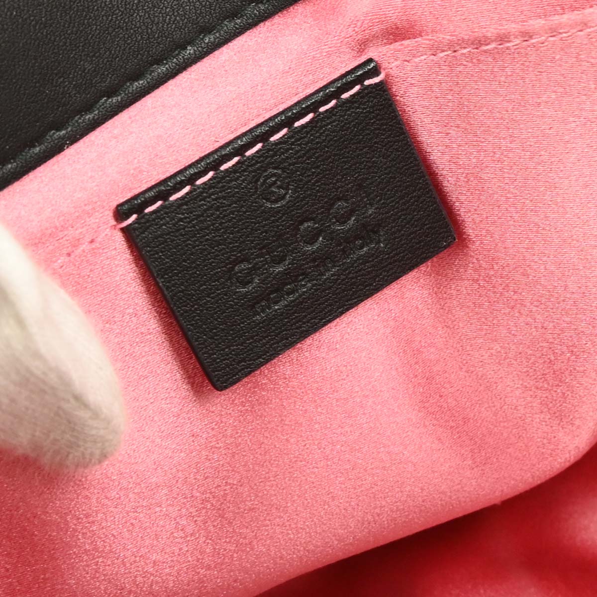 Gucci Black Velvet Marmont Shoulder Bag