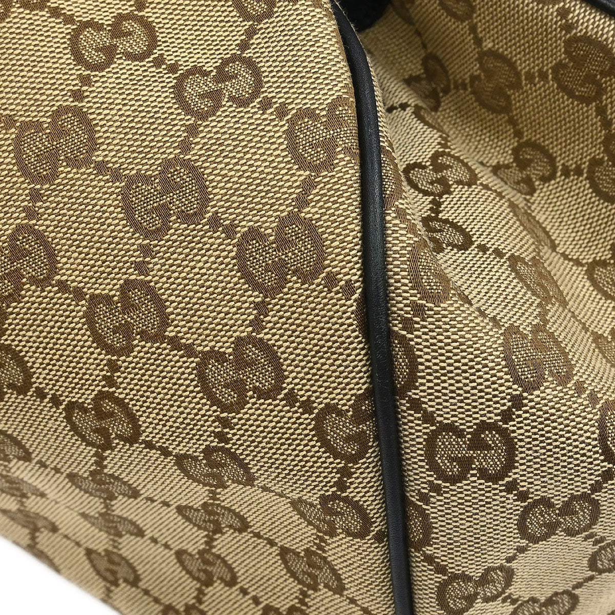 Gucci Beige Canvas GG Tote Handbag