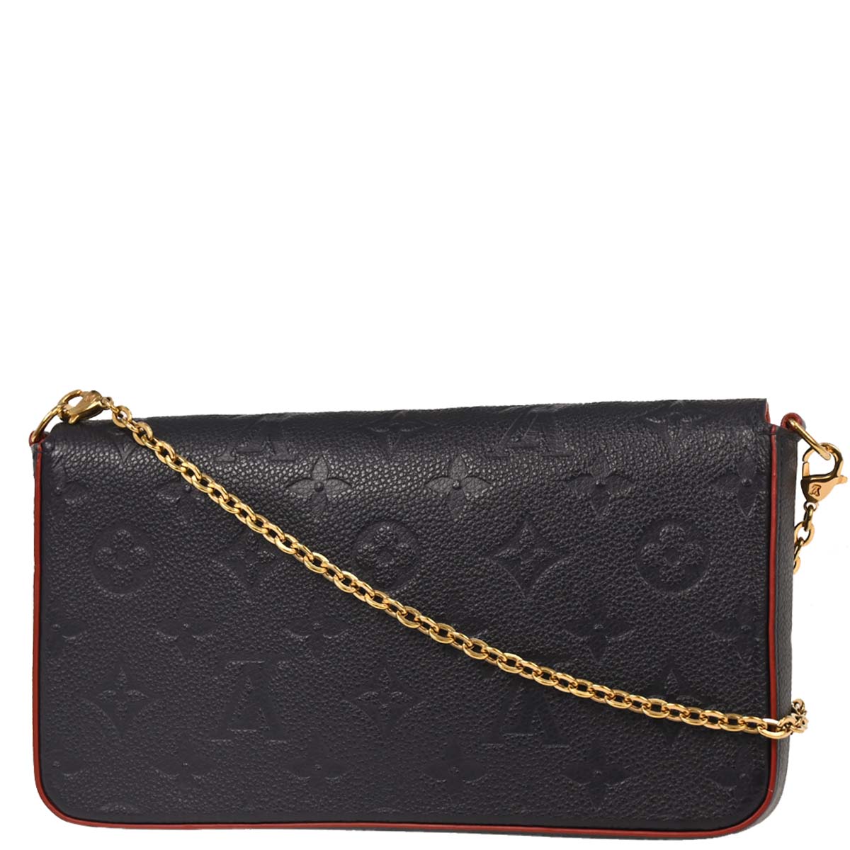 Louis Vuitton Navy Monogram Empreinte Pochette Felicie M64099