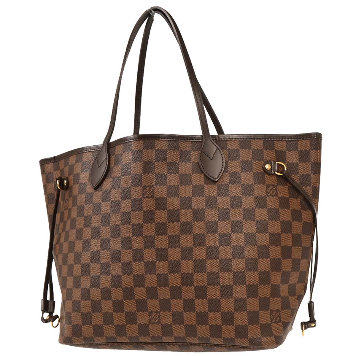 Louis Vuitton Damier Neverfull MM Shoulder Tote Bag N51105