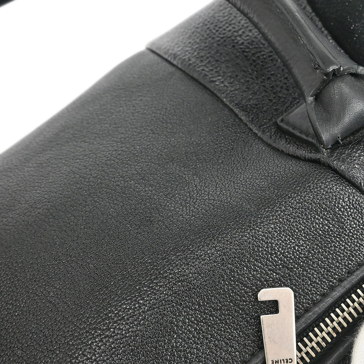 Celine Black Suede Leather Handbag