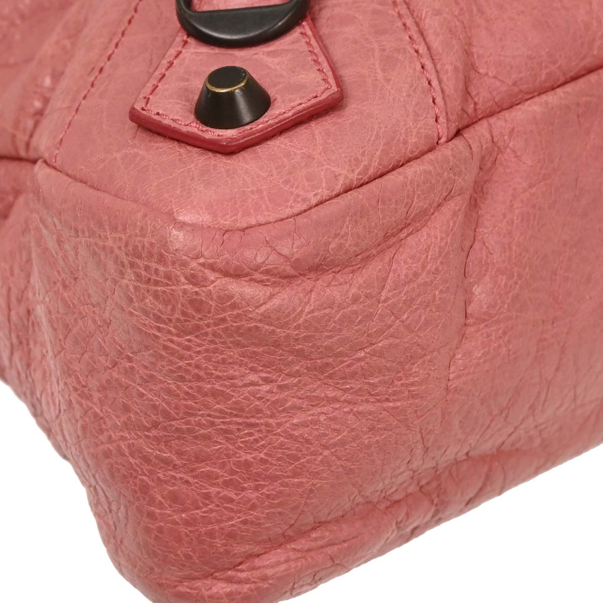 Balenciaga Pink Leather The Town 2way Shoulder Handbag