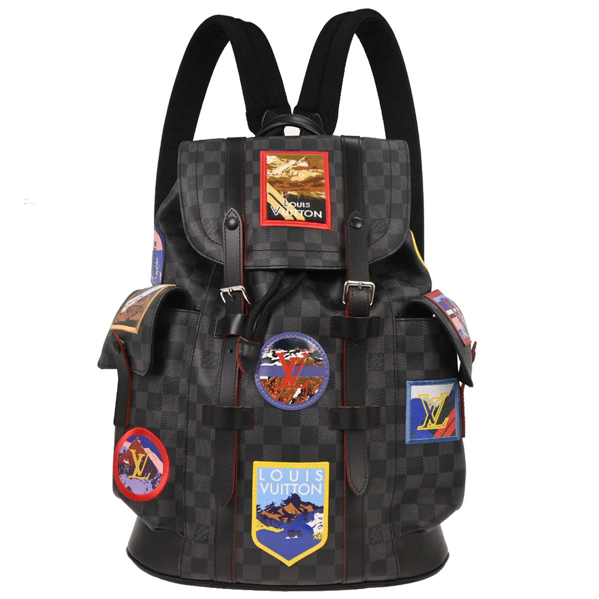 Louis Vuitton Graphite LV Alps Christopher PM Backpack N44054