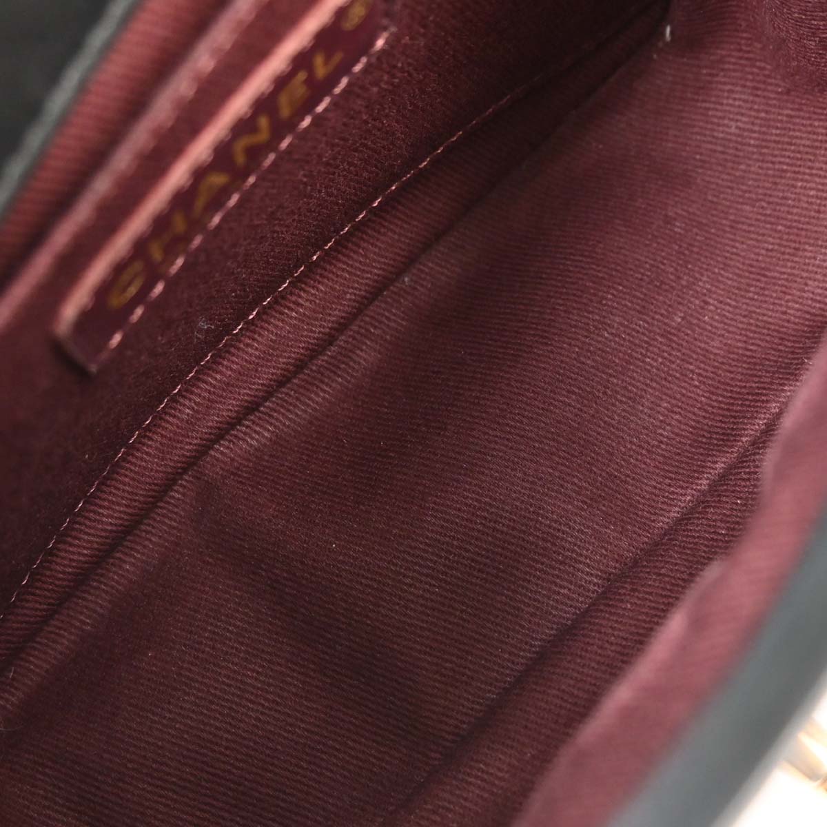 Chanel Black Calfskin Mini Classic Square Flap Bag