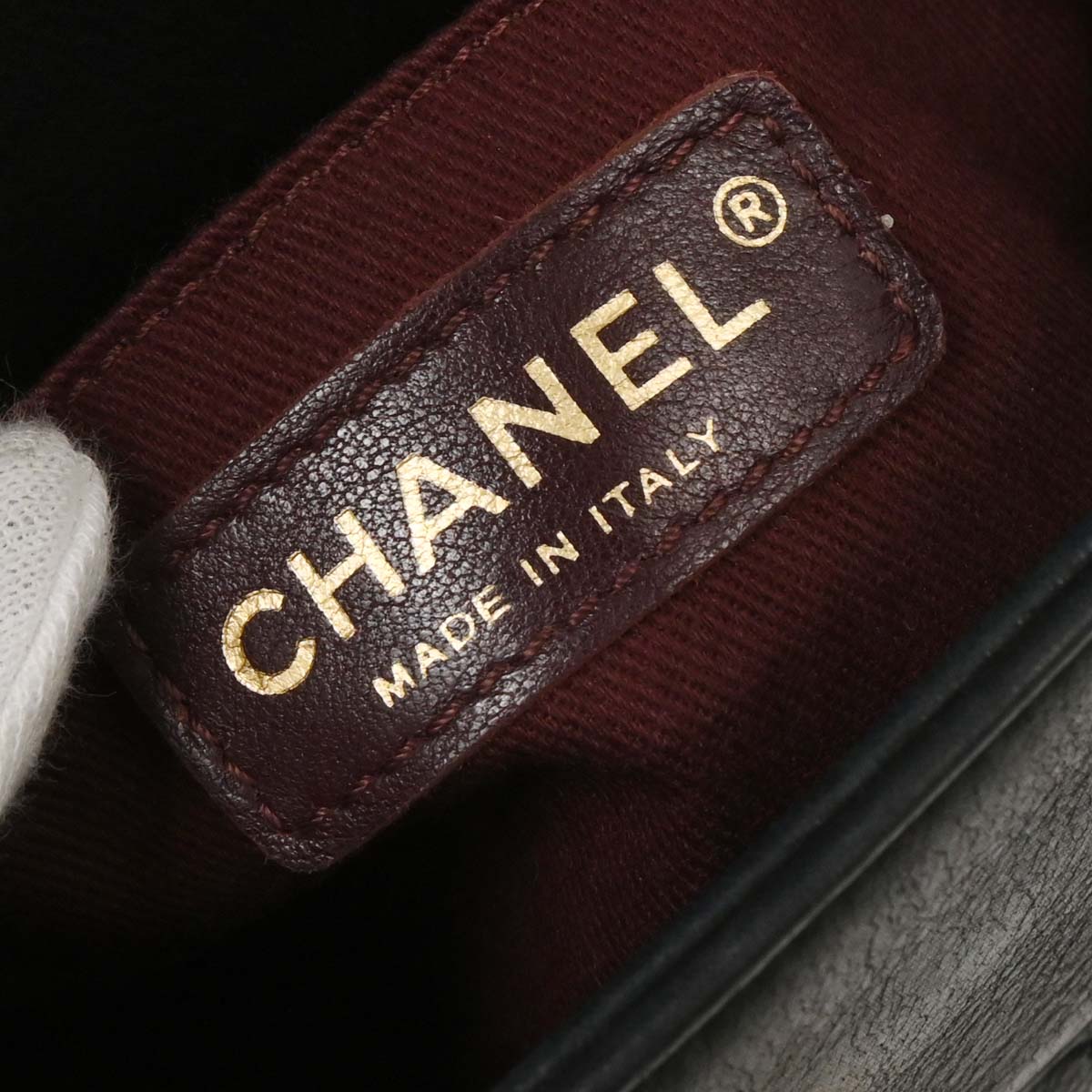 Chanel Black Calfskin Mini Classic Square Flap Bag