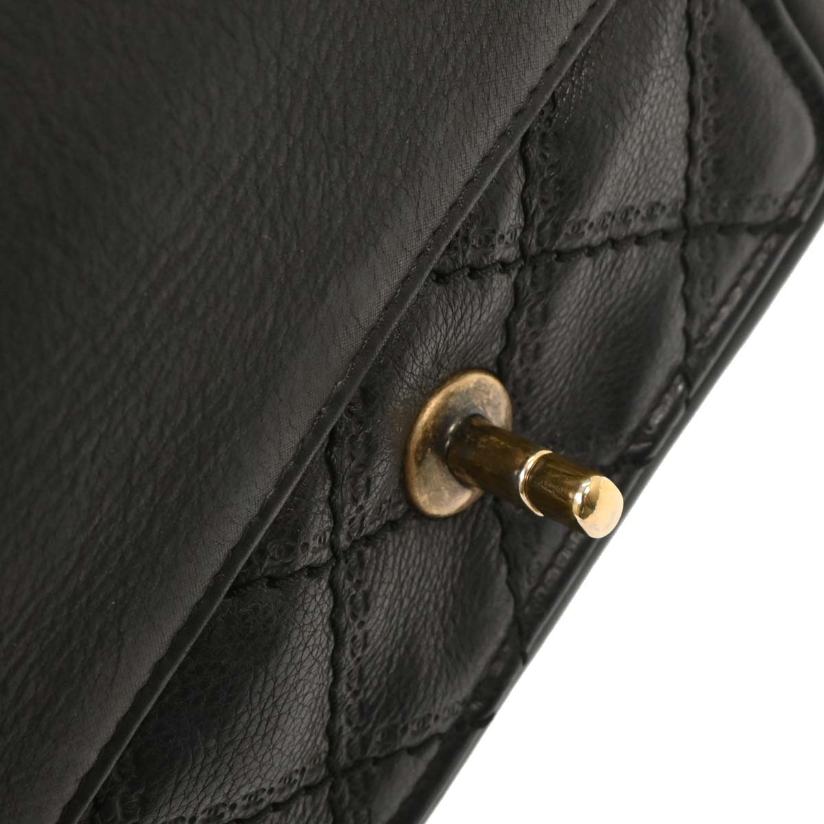 Chanel Black Calfskin Mini Classic Square Flap Bag